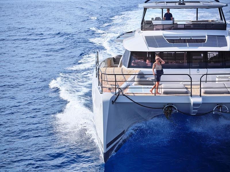 Power 80 photo copyright Nicolas Claris taken at  and featuring the Power Cat class