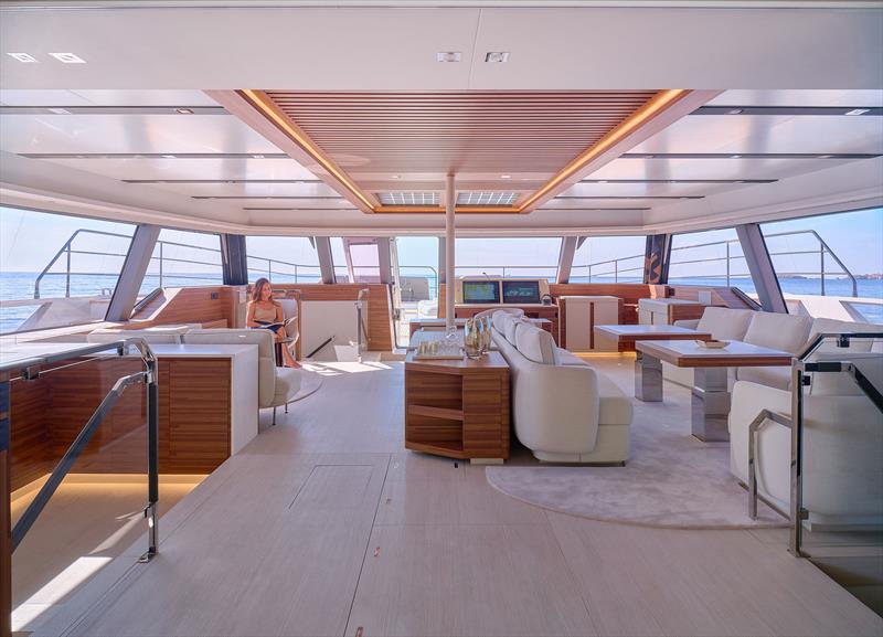 Power 80 photo copyright Nicolas Claris taken at  and featuring the Power Cat class