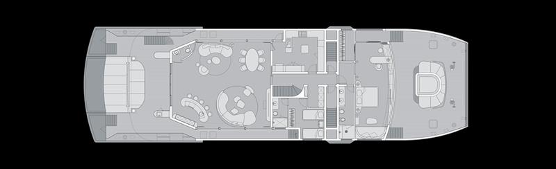 CLC115 - main deck photo copyright CL Yachts taken at  and featuring the Power Cat class