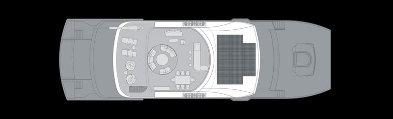 CLC115 - sun deck photo copyright CL Yachts taken at  and featuring the Power Cat class