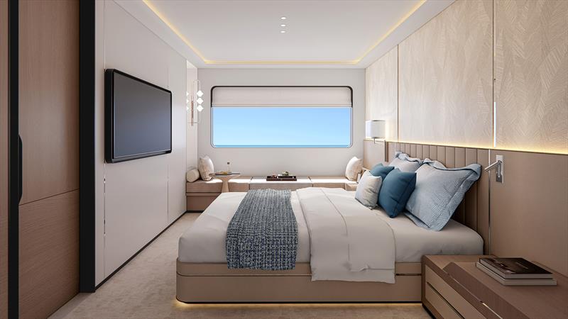 CLC115 - guest stateroom - photo © CL Yachts