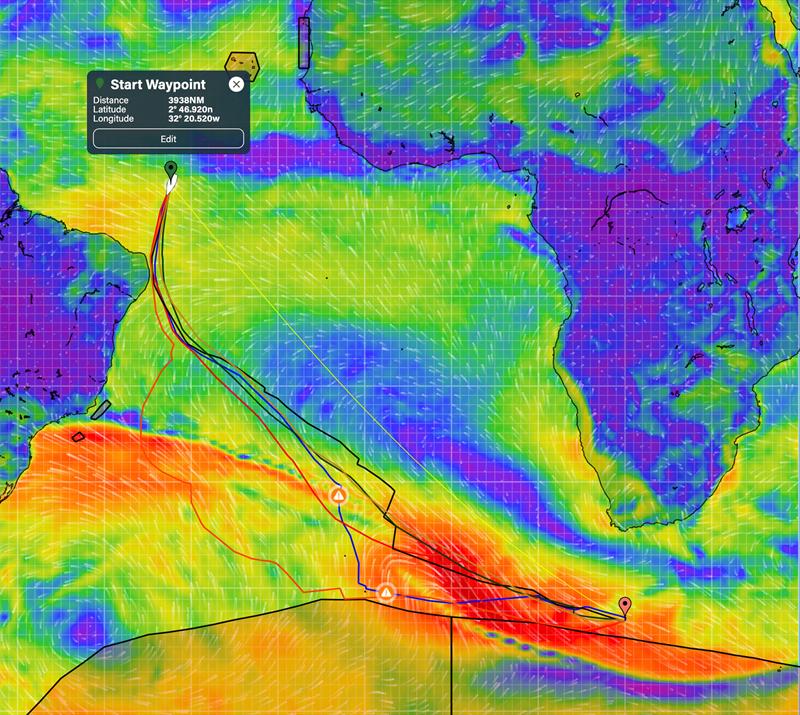 Weather routing - 1000UTC - November 21, 2024 photo copyright Predictwind taken at Royal New Zealand Yacht Squadron and featuring the  class