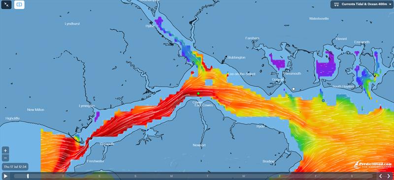 The Predictwind current prediction models will provide some key information for competitors in the 2025 Admirals' Cup - photo © Predictwind