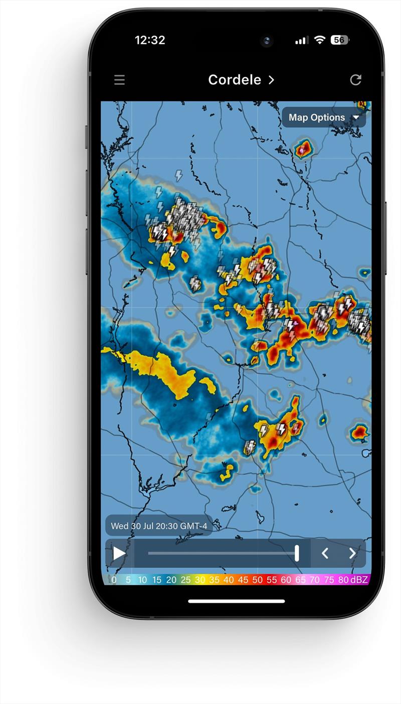 PredictRain Rain Radar - photo © Predictwind