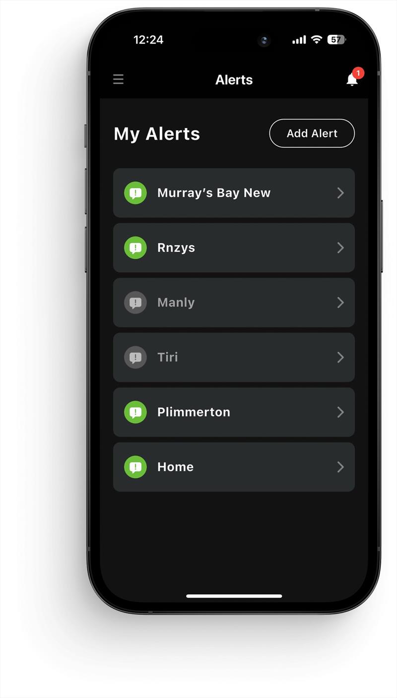 PredictRain Alerts - photo © Predictwind