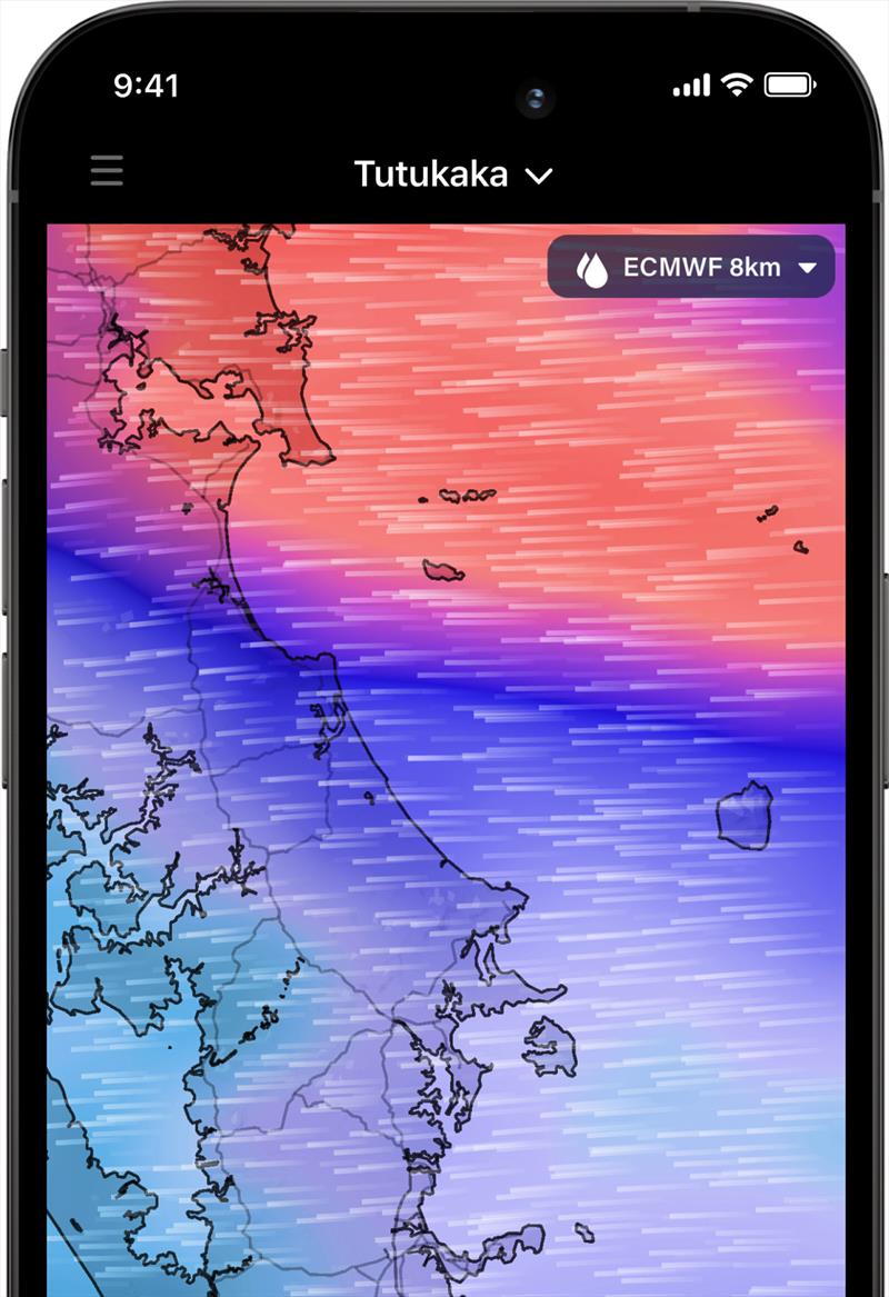 PredictRain Rain Map - photo © Predictwind