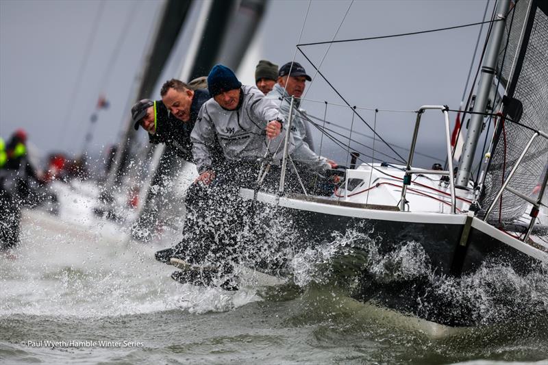 Protis - Hamble Winter Series 2024 Race Week 8 photo copyright Paul Wyeth / www.pwpictures.com taken at Hamble River Sailing Club and featuring the Quarter Tonner class