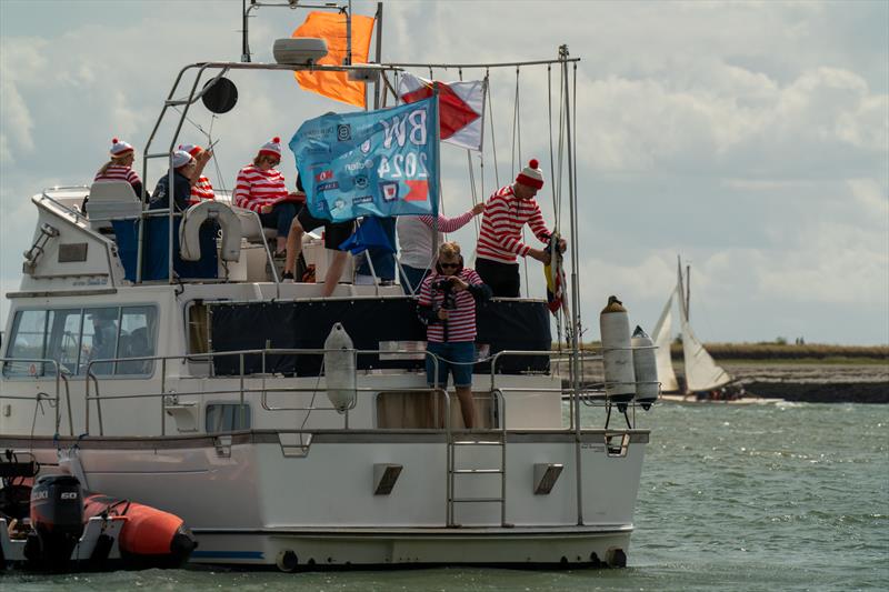 Team Phoebe theme for Burnham Week 2024 was Where's Wally? photo copyright Petru Balau Sports Photography / sports.hub47.com taken at Royal Corinthian Yacht Club, Burnham and featuring the Race Committee class