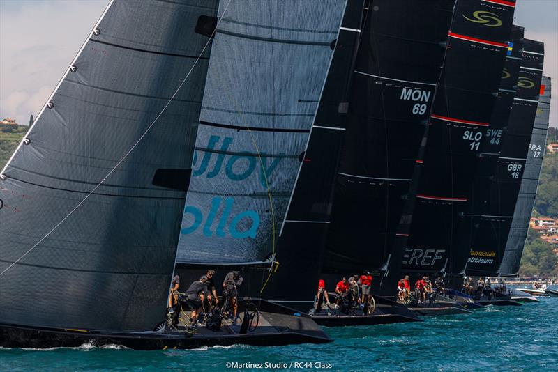 Team Nika wins the pin on day 1 of the RC44 Portorož Cup - photo © Nico Martinez / MartinezStudio