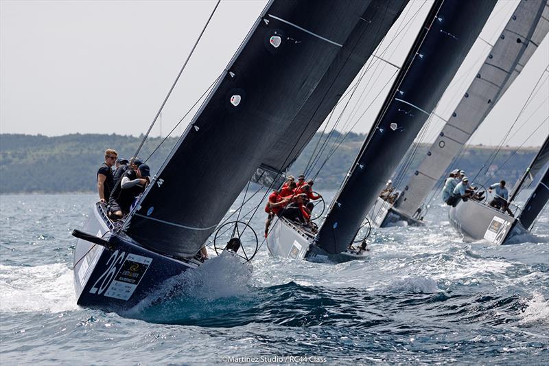 Artemis Racing was joint top scoring boat of the day - 2018 RC44 Portorož Cup - Day 2 - photo © Nico Martinez / www.MartinezStudio.es