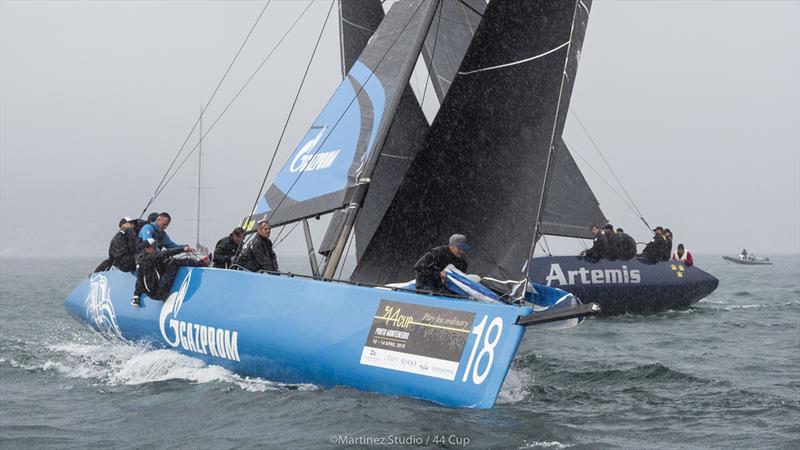 The rain properly set in for today's second race - 2019 44Cup Porto Montenegro - photo © MartinezStudio.es