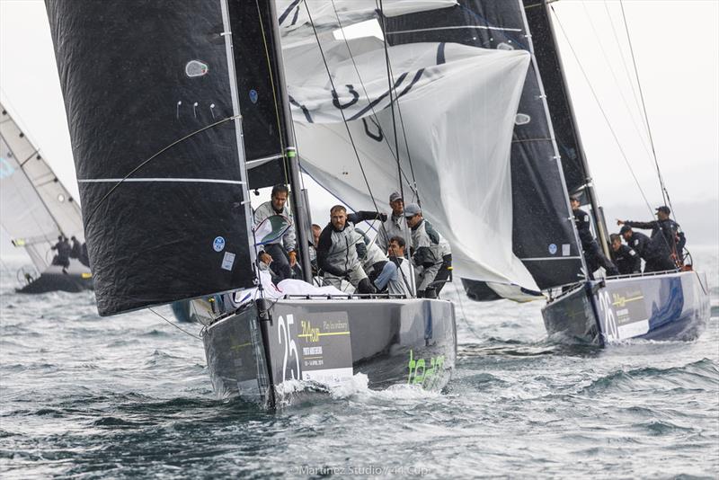 Team Aqua has keelboat legend Peter Morton on the helm for the first two days here - 2019 44Cup Porto Montenegro - photo © MartinezStudio.es