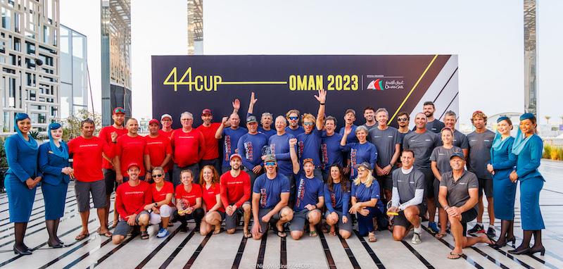 2023 44Cup Oman - Day 4 photo copyright Nico Martinez / MartinezStudio taken at Oman Sail and featuring the RC44 class