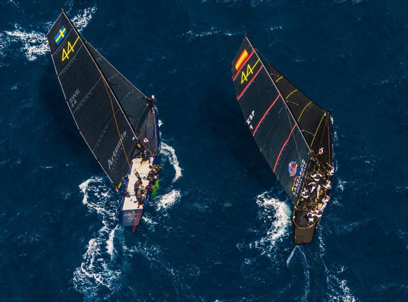 Lanzarote Calero Sailing Team happy with their progress on first full day of racing - photo © Sailing Energy/44Cup