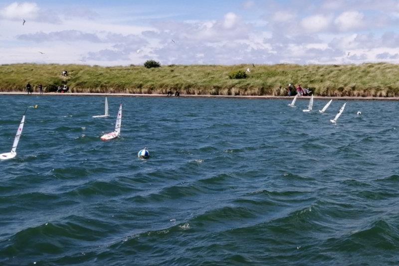 RC Laser Summer 2 Series at Fleetwood week 1 photo copyright Tony Wilson taken at Fleetwood Model Yacht Club and featuring the RC Laser class