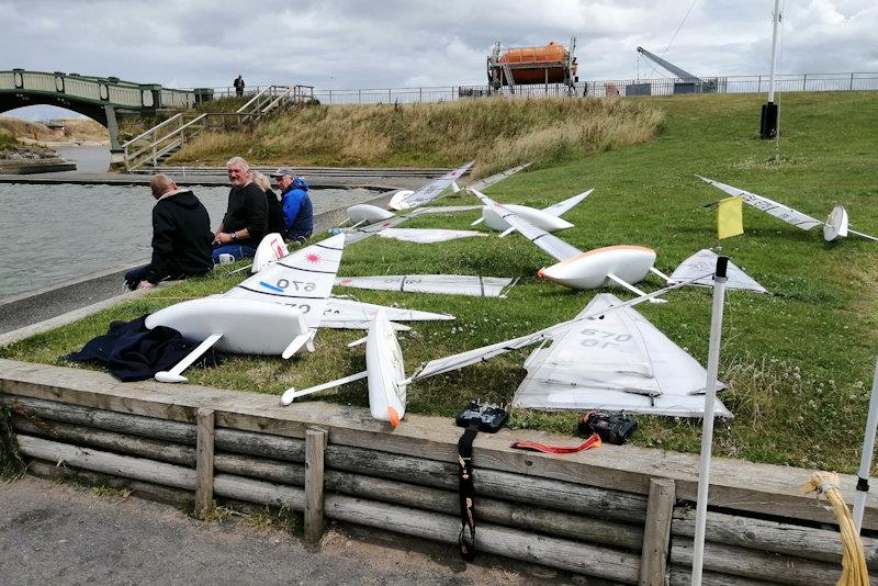 RC Laser Summer 2 Series at Fleetwood week 2 photo copyright Tony Wilson taken at Fleetwood Model Yacht Club and featuring the RC Laser class