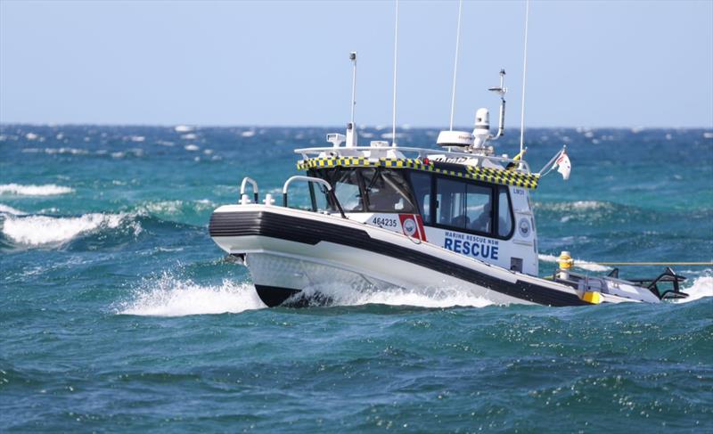 Marine Rescue NSW vessel Lake Macquarie 31 during an offshore mission - photo © Marine Rescue NSW