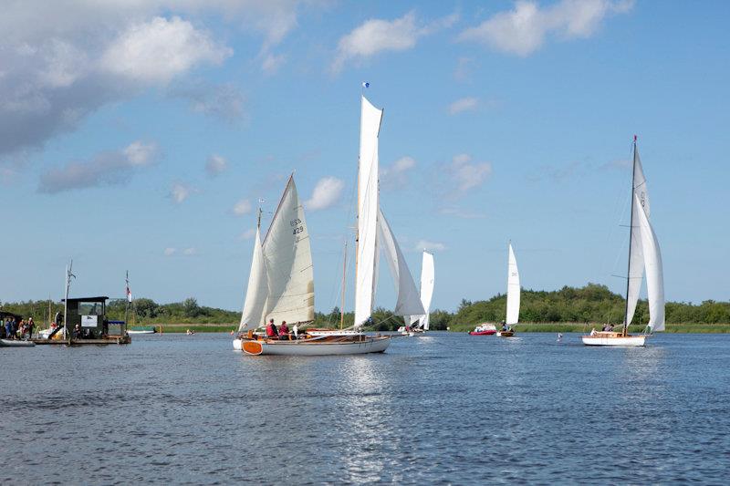 River Cruiser open meeting at Barton Broad photo copyright Robin Myerscough taken at Norfolk Punt Club and featuring the River Cruiser class