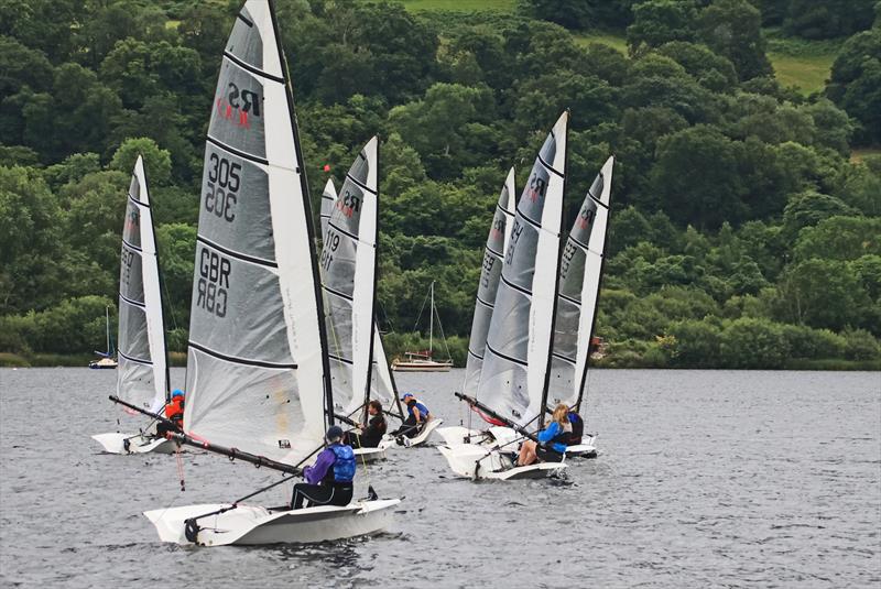 RS100 Rooster National Tour at Bala photo copyright John Hunter taken at Bala Sailing Club and featuring the RS100 class