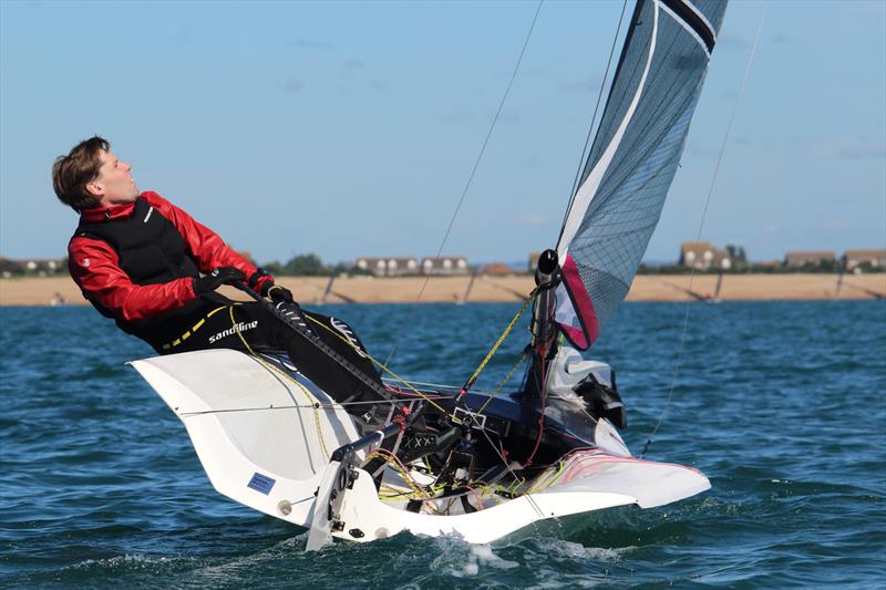 Ian Gregory - Noble Marine RS100 National Championships day 2 photo copyright Ben Daigneault / Send It Media taken at Eastbourne Sovereign Sailing Club and featuring the RS100 class