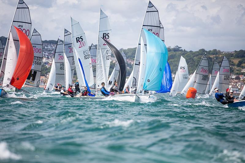 Volvo Noble Marine RS200 Nationals at Torbay day 1 - photo © Rudder Stock Photos