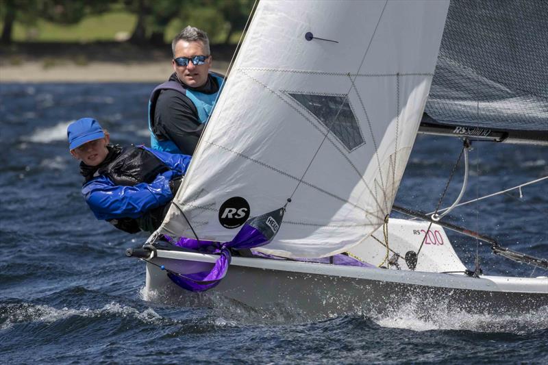 RS200s during the Lord Birkett 2023 photo copyright Tim Olin / www.olinphoto.co.uk taken at Ullswater Yacht Club and featuring the RS200 class