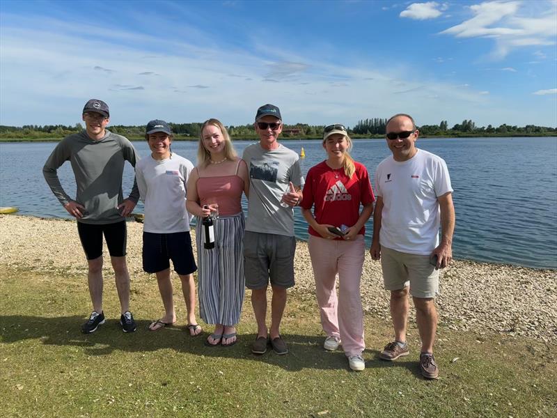 Prize winners in the West Country Boat Repairs RS200 SW Ugly Tour at Bowmoor Sailing Club photo copyright RS Class Association taken at Bowmoor Sailing Club and featuring the RS200 class