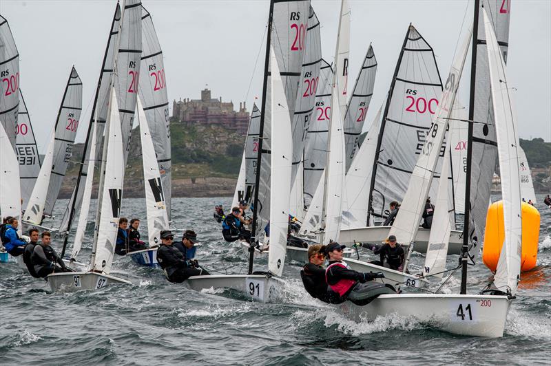 Noble Marlow Ropes RS200 Nationals at Mount's Bay Day 3 photo copyright Lee Whitehead / www.photolounge.co.uk taken at Mount's Bay Sailing Club, England and featuring the RS200 class