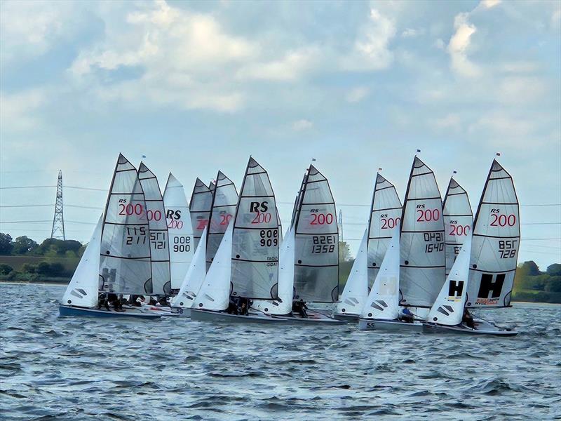 Race 1 - RS200 Inland Championship at Grafham photo copyright Hilary Talbot taken at Grafham Water Sailing Club and featuring the RS200 class