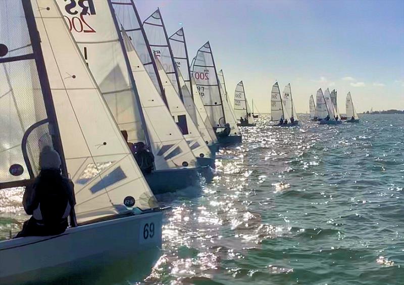 Sandy Shell at HISC photo copyright Paul Hammett taken at Hayling Island Sailing Club and featuring the RS200 class