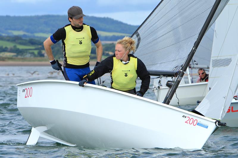 James Peters and Maddy Anderson win the Noble Marine West Country Boat Repairs RS200 National Championships - photo © Tom Hurley / www.devondigital.co.uk