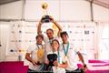 Italian team, Stenghele, helmed by Pietro Negri with crew Niccolo Bianchi, Giovanni Meloni and Camilla Cordero di Montezemolo win the RS21 World Championship 2024 © Code Zero Digital