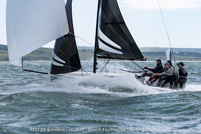 RS21 Cup Round 4 in Lymington photo copyright Oli King Photography taken at Lymington Town Sailing Club and featuring the RS21 class