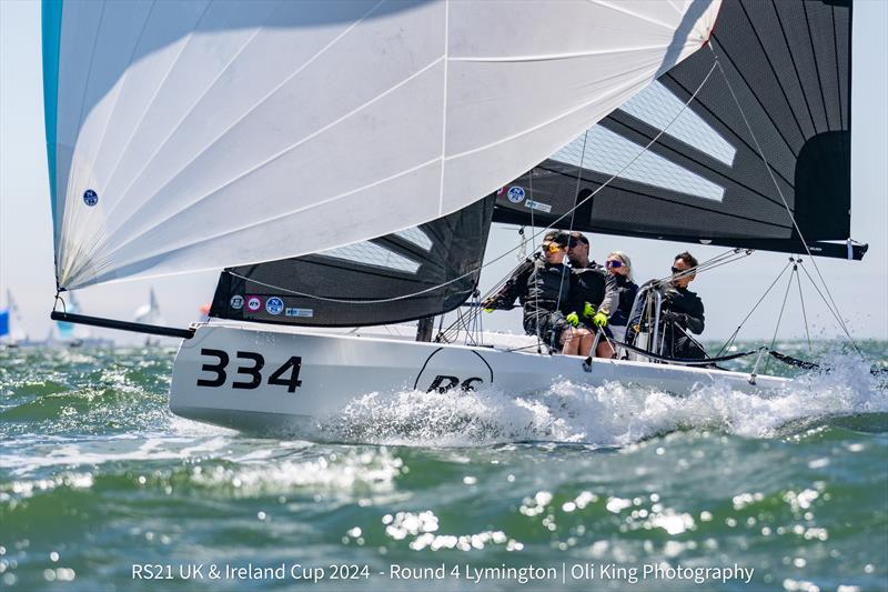 RS21 Cup Round 4 in Lymington photo copyright Oli King Photography taken at Lymington Town Sailing Club and featuring the RS21 class