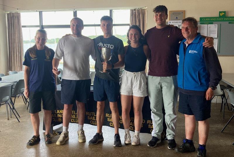 Team F Harris, winners - British Keelboat League at Rutland - photo © Gill Wilkins