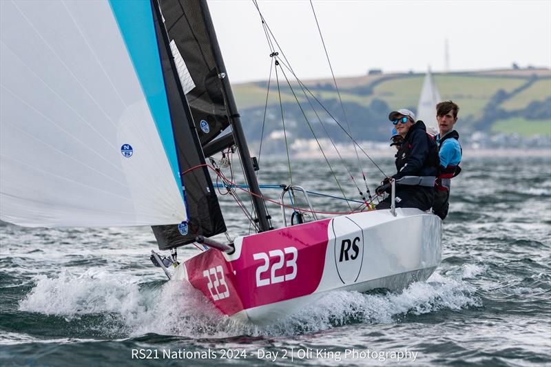 RS21 UK and Ireland National Championships at Dartmouth photo copyright Oli King Photography taken at Royal Dart Yacht Club and featuring the RS21 class