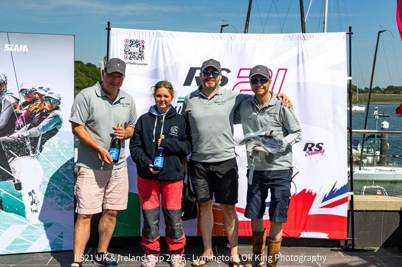 RS21 UK & Ireland Cup 2025 Round 2 at Royal Lymington YC photo copyright Oli King Photography taken at Royal Lymington Yacht Club and featuring the RS21 class