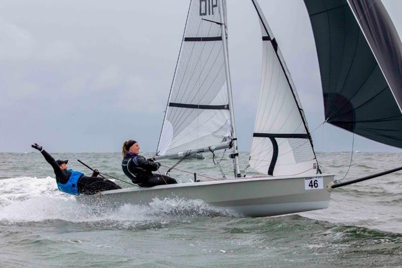 Jacob Ainsworth and Kayleigh Roberts - Noble Marine TridentUK RS400 National Championship day 4 - photo © Tim Olin / www.olinphoto.co.uk