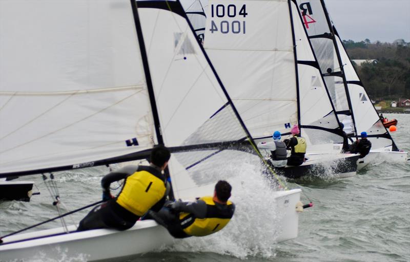 Bosun Bob's/Rockshore RS400 Winter Series day 7 photo copyright Lindsay Nolan taken at Royal North of Ireland Yacht Club and featuring the RS400 class