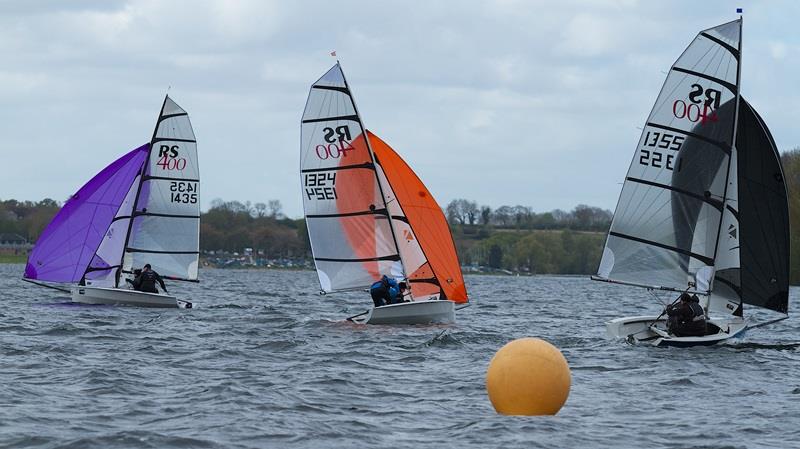 Trio - RS400 Harken Sprints photo copyright Mark Coupar taken at Rutland Sailing Club and featuring the RS400 class