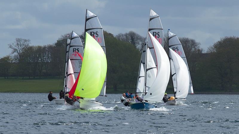 Herd downwind - RS400 Harken Sprints photo copyright Mark Coupar taken at Rutland Sailing Club and featuring the RS400 class