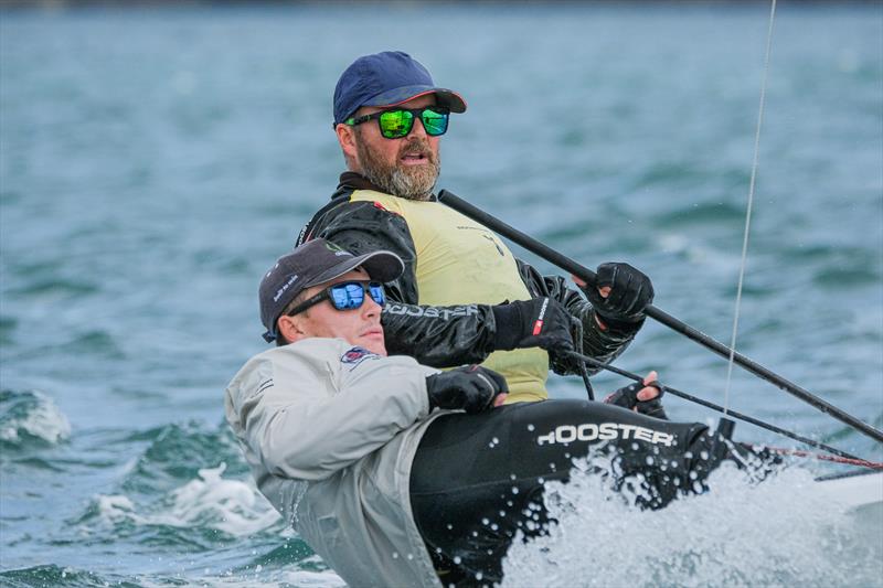 Edd Whitehead and Ben Whaley during the Noble Marine RS400 Nationals at Torquay photo copyright Tania Hutchings / www.50northphotography.co.uk taken at Royal Torbay Yacht Club and featuring the RS400 class