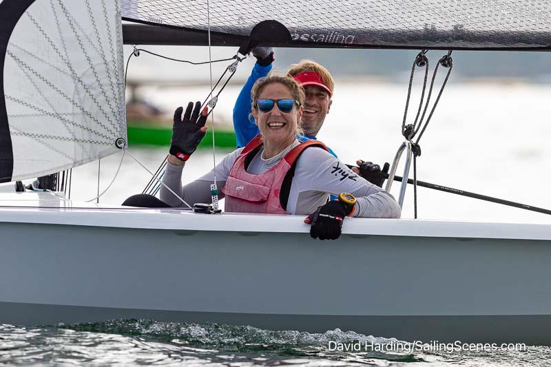 RS400, Sean and Helen Murray, Bournemouth Digital Poole Week 2024 - photo © David Harding / www.sailingscenes.com