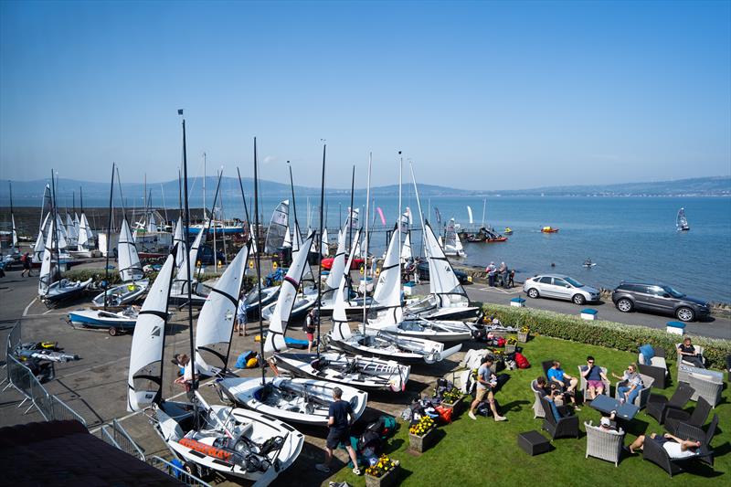 Dinghy park during the 2019 RS400 Nationals - photo © Bradley Quinn