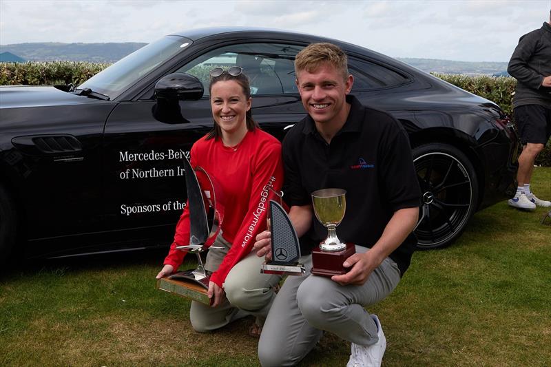 Ollie Groves and Esther Parkhurst (Eurocup winners and UK National Champions) - Mercedes Benz Belfast RS400 Eurocup and Noble Marine UK/Irish Nationals photo copyright Thomas Anderson / www.sdsphoto.pro taken at Royal North of Ireland Yacht Club and featuring the RS400 class