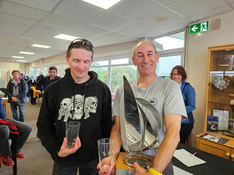 Peter Curtis and Martyn Denchfield - RS500 Inland Championships winners photo copyright Hilary Talbot taken at Grafham Water Sailing Club and featuring the RS500 class