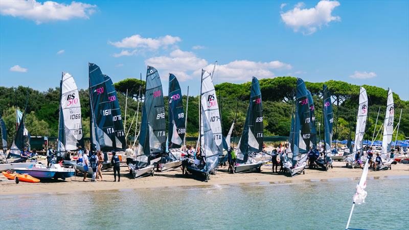 RS500 World Championship 2025 at Follonica, Italy photo copyright Lorenzo Rossi taken at Gruppo Vela L.N.I. Follonica and featuring the RS500 class