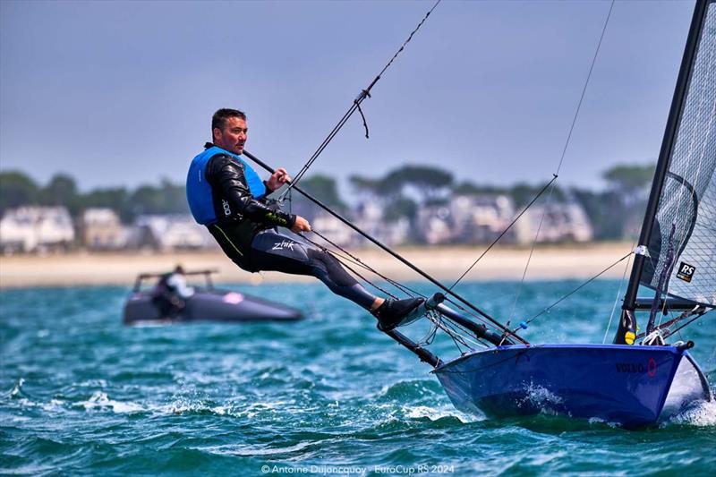 Matt Carter - RS700 European Championship Day 2 photo copyright Antoine Dujoncquoy taken at Yacht Club de Carnac and featuring the RS700 class