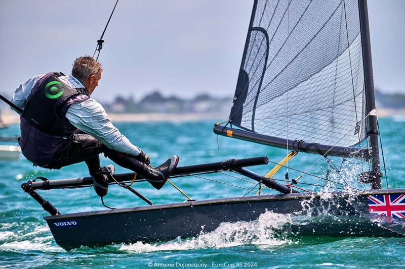 Colin Dacey - RS700 European Championship Day 2 photo copyright Antoine Dujoncquoy taken at Yacht Club de Carnac and featuring the RS700 class