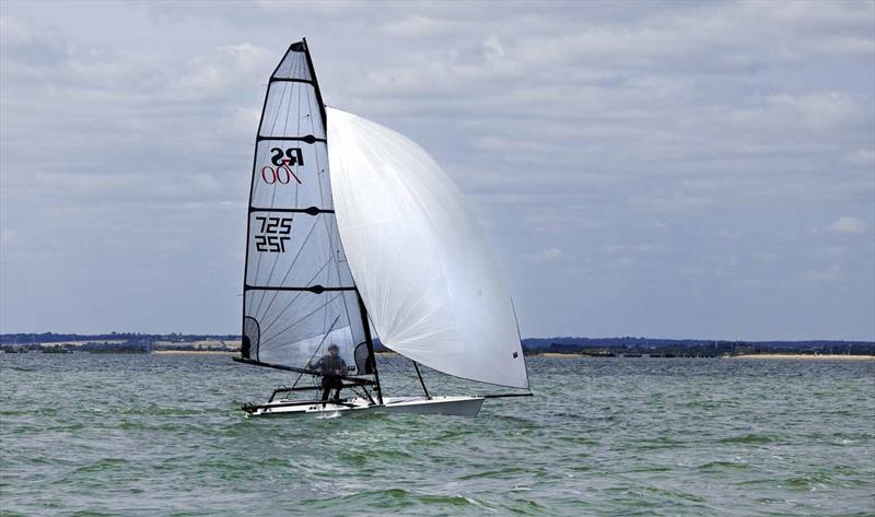 Performance Dinghy winning RS700 at Mersea Week 2024 photo copyright Chrissie Westgate taken at West Mersea Yacht Club and featuring the RS700 class